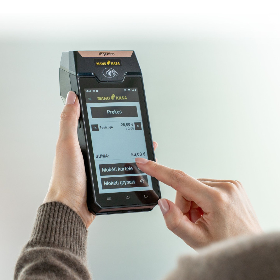 MANO KASA – Mobilus kasos aparatas su i.EKA fiskalizacija