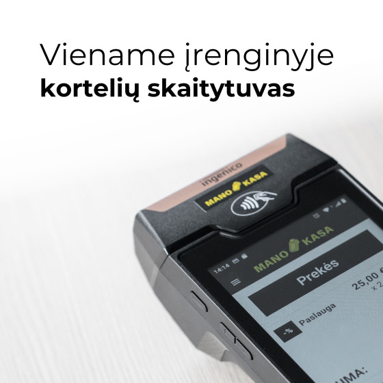 MANO KASA – Mobilus kasos aparatas su i.EKA fiskalizacija