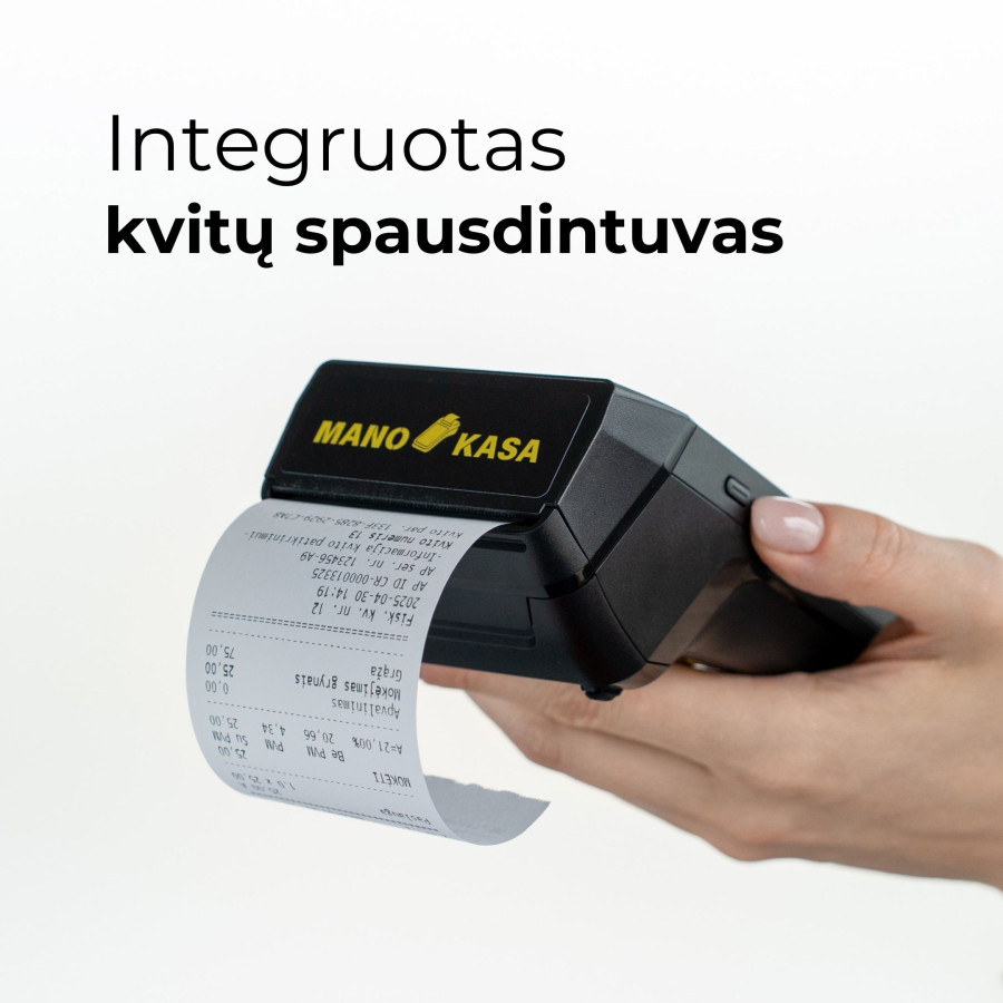 MANO KASA – Mobilus kasos aparatas su i.EKA fiskalizacija